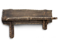 Деревянные полки и вешалки