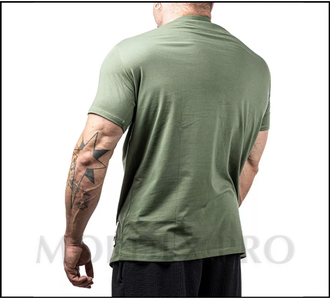 Футболка спортивная 2395-867  Legal Power Heavy Jersey темно-зелены