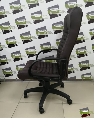 Кресло Кр26 (АТЛАНТ) ТГ ПЛАСТ ЭКО3 (экокожа шоколад)