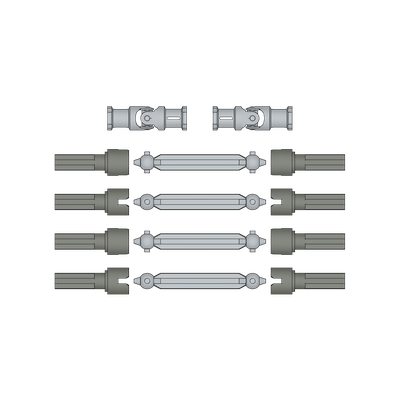 !АНАЛОГ! Universal Joints/ 4x 2405, 8x92906, 2x62520c01, n/a (UJ1) / 14 шт.