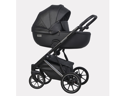 Коляска 2в1 Riko Basic Montana Premium Silver 22 Black