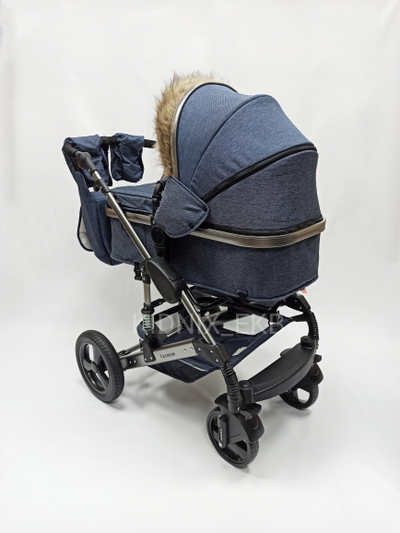 Детская коляска 3 в 1 Luxmom 555 Синий