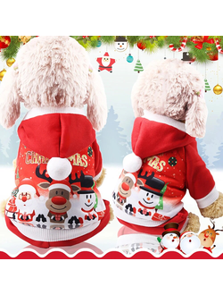 Новогодний костюм для собак Merry Christmas