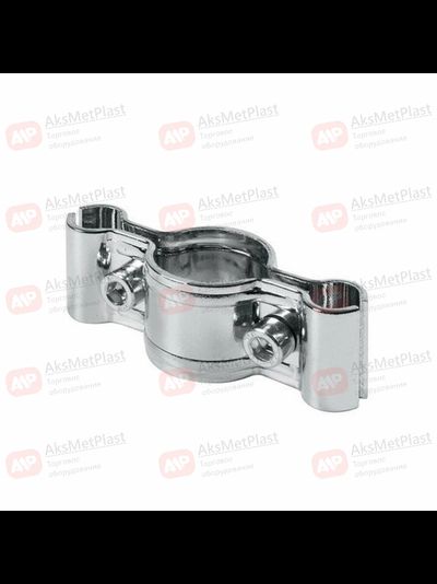 MS14 Соединитель решетка-труба-решетка цвет: хром (крепеж сетка-труба-сетка)