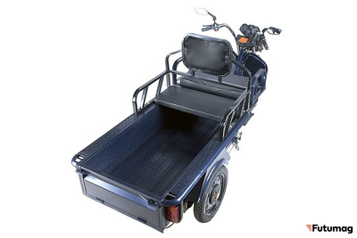 Грузовой электротрицикл Rutrike D1 1200 60V900W синий