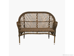 Диван Прованс двухместный из ротанга