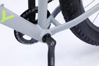 Горный велосипед Timetry TT114 9ск 27.5", рама 17" черно-серый