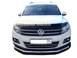 Защита переднего бампера d60 для Volkswagen Tiguan 2011-2016
