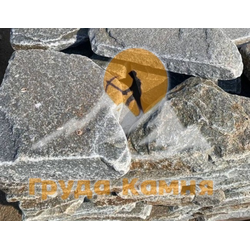 Сланец Серебряный Дождь галтованный, 50-70 мм