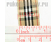 атласная лента "Шотландский узор", ширина-20 мм, цвет-светло-кофейный, отрезок-1 метр