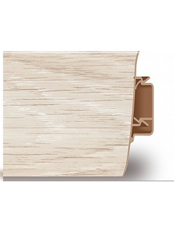 Пластиковый плинтус Aberhof 8011 Дуб полярный