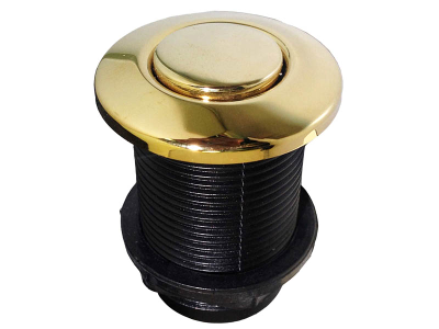 ПНЕВМАТИЧЕСКАЯ КНОПКА ДЛЯ ИЗМЕЛЬЧИТЕЛЯ,  "Яркое золото"