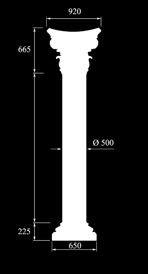 размер колонны кл-03ц