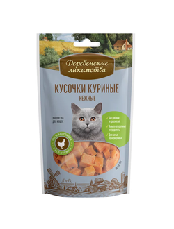 Деревенские лакомства, Кусочки куриные нежные для кошек