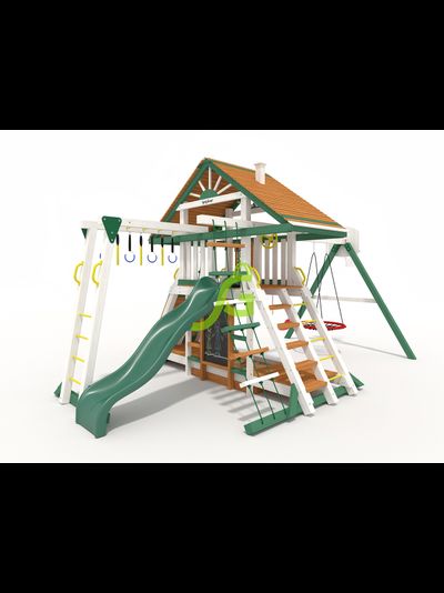 Детская площадка IgraGrad Крепость Фани с рукоходом (Дерево) мод.1