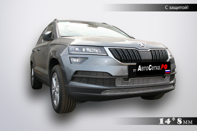 Premium защита радиатора для Skoda Karoq (2017-2021)