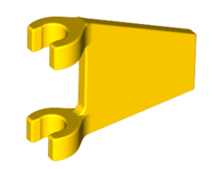 Flag 2 x 2 Trapezoid, Yellow (44676 / 6167910)