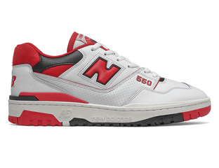 New balance red sales black white
