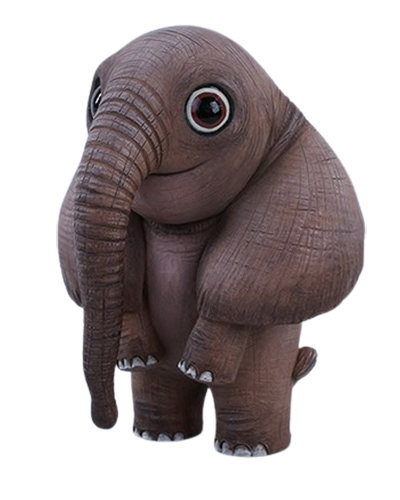 Маленький слоник - Коллекционная фигурка 1/6 Little Elephant in the Afternoon (JXK282B) - JXK