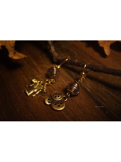 Серьги "Швейная магия"