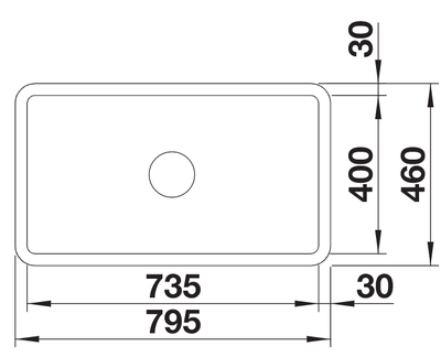 Мойка Blanco Villae Farmhouse Single