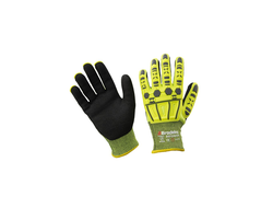 Перчатки от порезов противоударные с нитриловым покрытием Brodeks Defender GC-22i