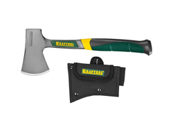 Туристический цельнокованый топорик KRAFTOOL в чехле (20645-06)