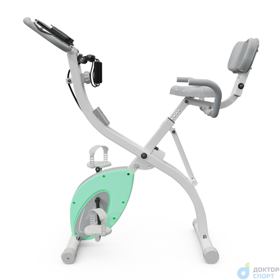 Велотренажер X-Bike DFC DavCreator, бело-зеленый