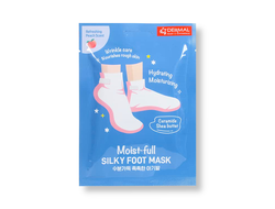Dermal Moist-full Silky  Foot Mask / Dermal Увлажняющие шелковистые носки для ног с коллагеновой эссенцией (13г*2шт)