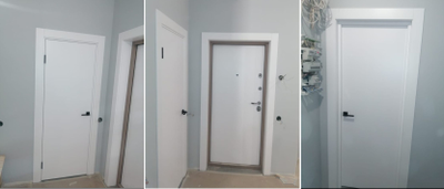 KAPELLI classic ГЛАДКАЯ БЕЛАЯ (ДВЕРНОЕ ПОЛОТНО + КОРОБ )