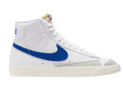 Nike Blazer Mid 77 Vintage White (Белые с синим)