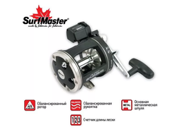 Катушка мультипликаторная Surf Master Atlantic ATL 600 4bb L (левая) со счетчиком