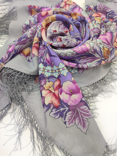 Павловопосадский платок Соловьиная роща 1994-1