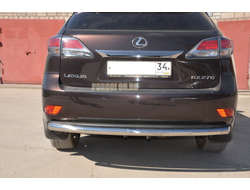 Защита заднего бампера d60 для Lexus RX270/RX350/RX450h  (2009-2015)