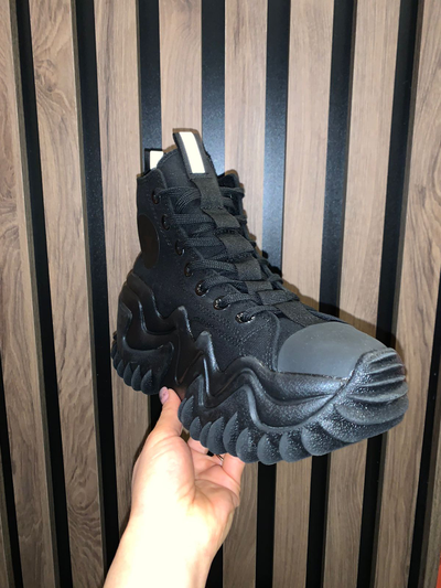 Converse run star black clearance