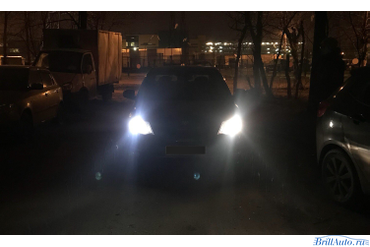 Светодиодные лампы Optima I-Zoom на Kia Rio