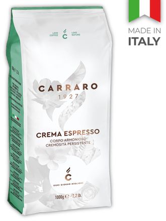 Кофе Crema Espresso, зерновой  (1000г), 80/20%