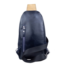 Кожаный кросс-боди рюкзак Crespino blue (арт. 3106-19)