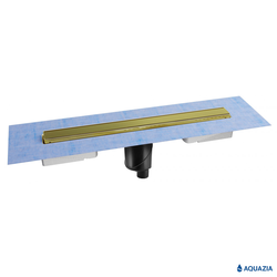 Желоб водосток AQUAZIA В1 Keramik 600 Вертикальный выпуск (Бронза)