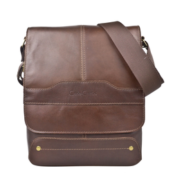 Кожаная мужская сумка Melazzo Premium brown (арт. 
5073-53)