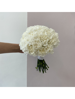 Букет невесты из белых диантусов №14