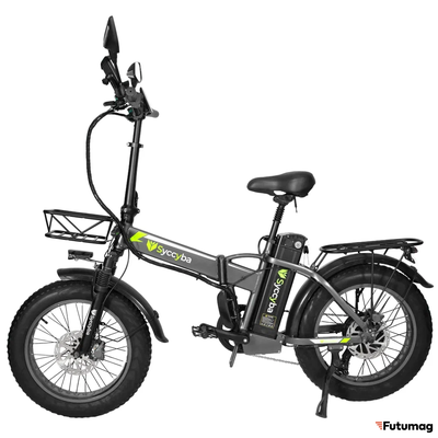 Электровелосипед SYCCYBA H1 (F10) 20AH серый