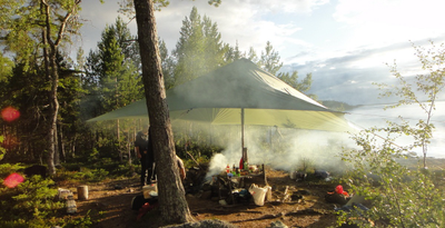 Тент туристический ПИРАМИДА" 5Х5"