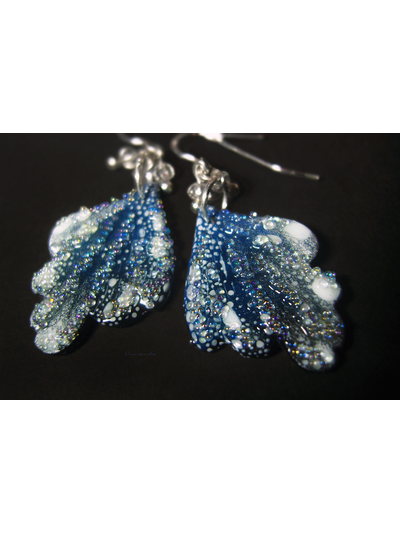 Фэнтези серьги &quot;Крылышки феи Атлуа, покровительницы северных ветров&quot;