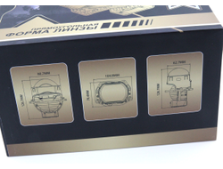 Билед модули Aozoom X5 2025 (прямоугольные) 3.0 дюйма, 2 чипа, 5500K, 12V, 58W/66W крепление 3R (комплект, 2шт)