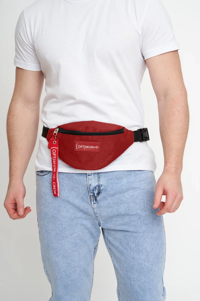 Сумка на пояс Optimum Mini RL, красная