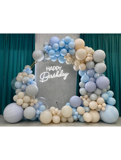 ФОТОЗОНА ИЗ ШАРОВ "ДЕНЬ РОЖДЕНИЯ"