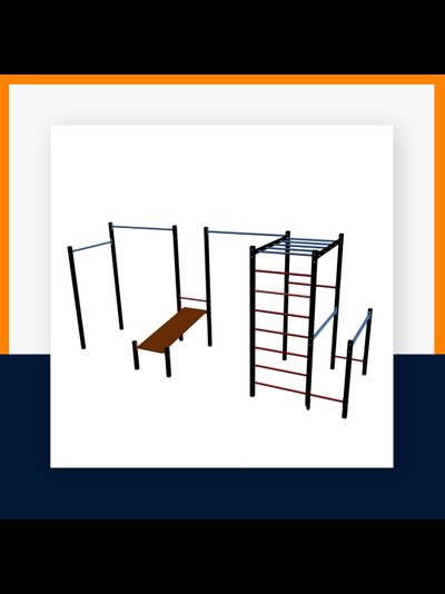 Спортивная площадка Workout W142