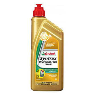 Масло трансмиссионное (синтетика) Castrol Syntrax UNIVERSAL PLUS 75W-90 -  1л (15DD0E) (154FB4) (GL-4/5)