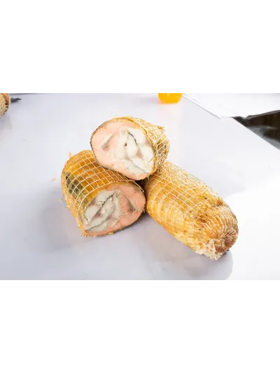 РУЛЕТ ГОРБУША+СКУМБРИЯ горячего копчения